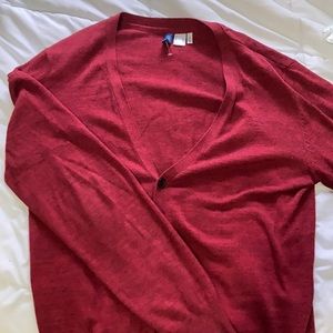 Selling maroon cardigan large